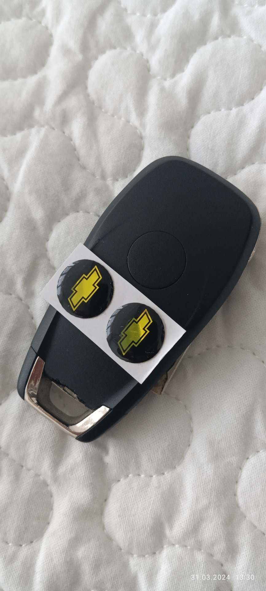 Наклейка на ключ — Chevrolet Cruze (2G), 1,4 л, 2019 года | аксессуары ...