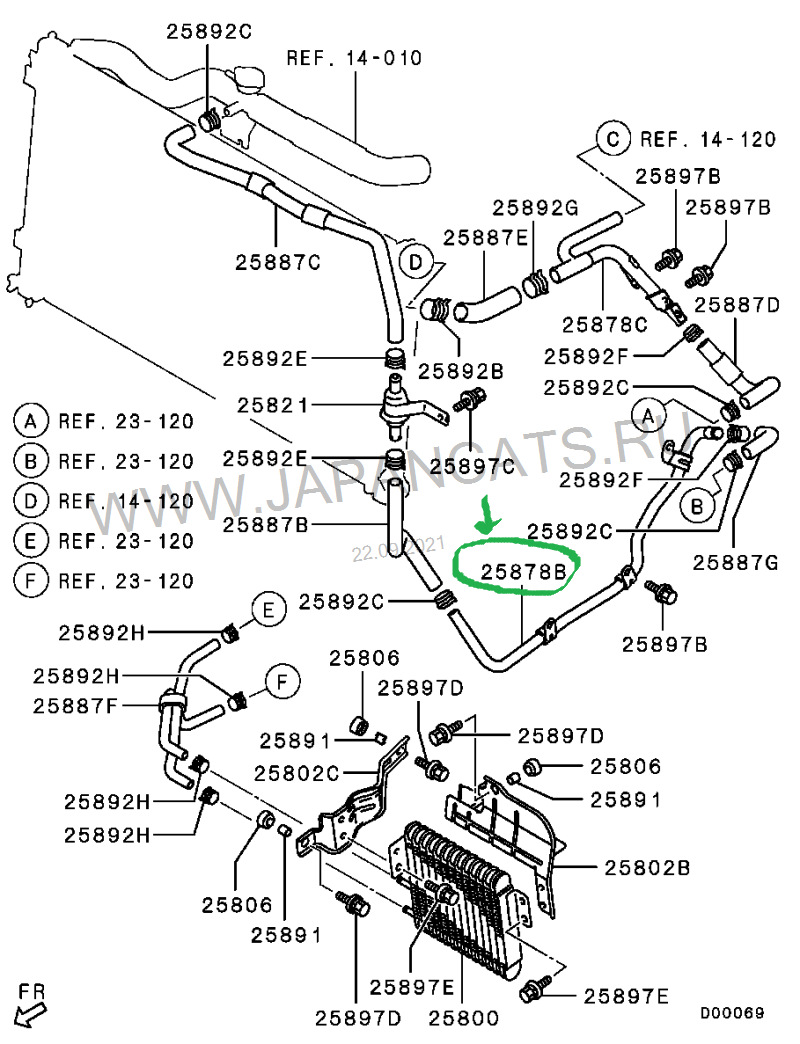 Как у многих, охлаждение акпп, течь. — Mitsubishi Outlander XL, 3 л ...