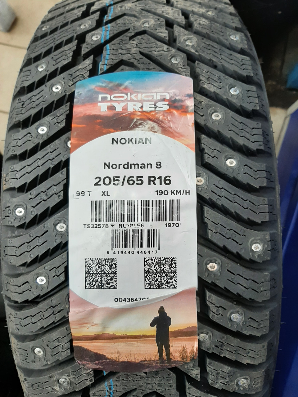 Зимние шины Nokian Tyres Nordman 8 с размером 205/65 R16 — Toyota Corolla  (160), 1,6 л, 2016 года | шины | DRIVE2