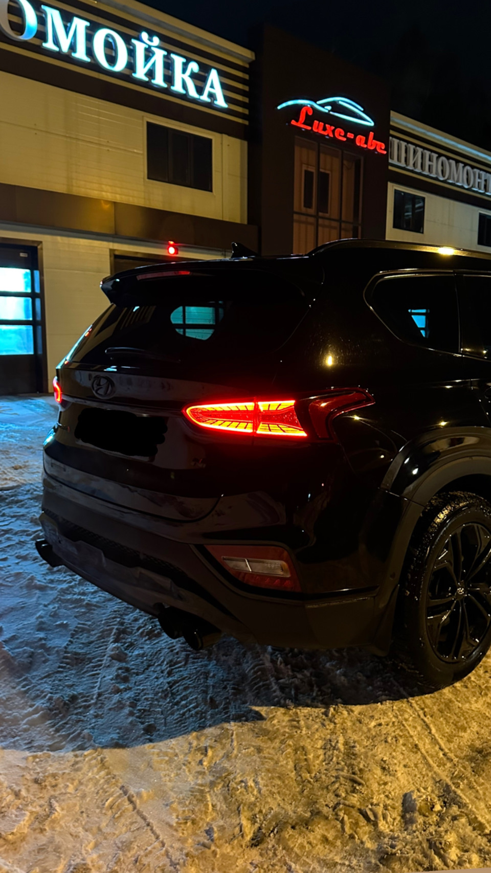 Четырехствольный выхлоп на Santa Fe — Hyundai Santa Fe (4G), 2,2 л ...