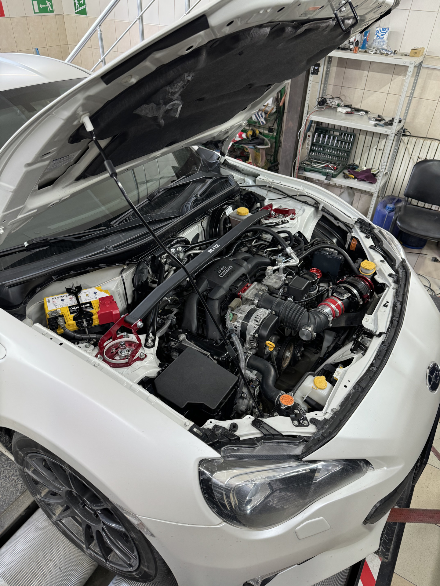 Настройка выхлопа и Subaru BRZ на стенде / Stage 2 — Subaru BRZ, 2 л ...