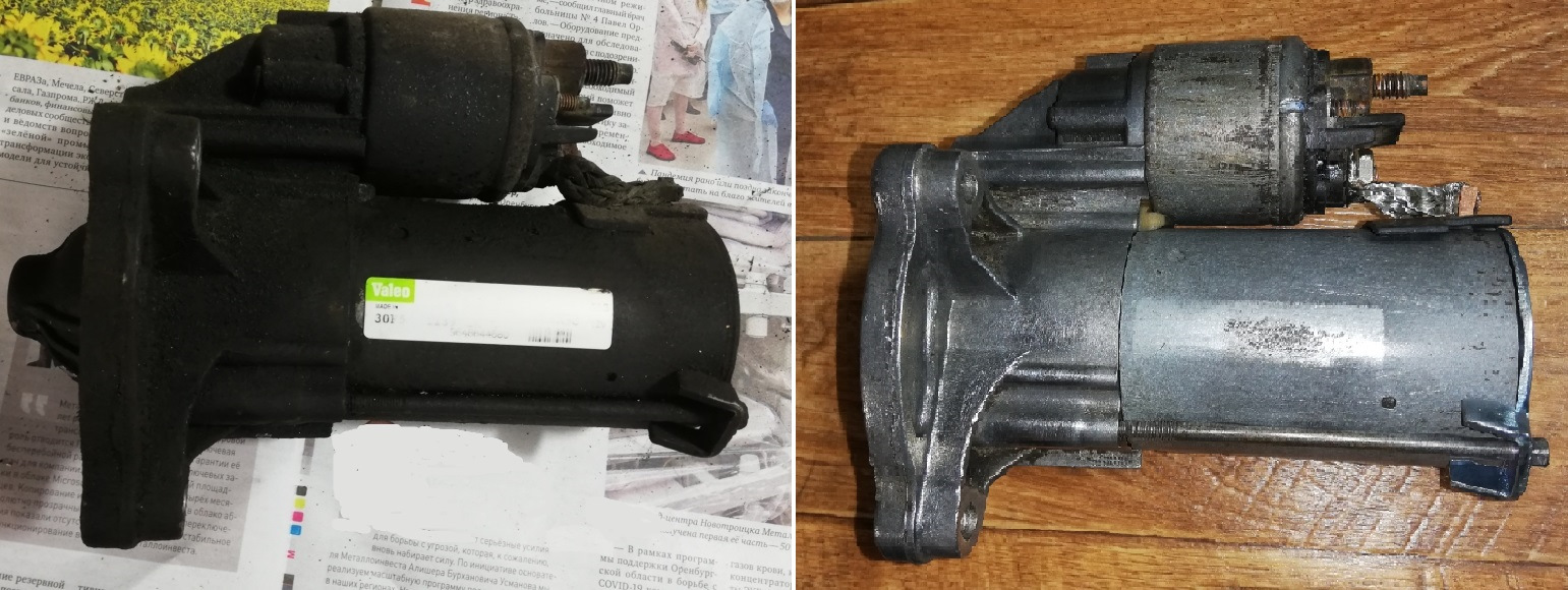 Ремонт стартера Valeo D6G3 — Peugeot 206, 1,4 л, 2005 года | своими ...