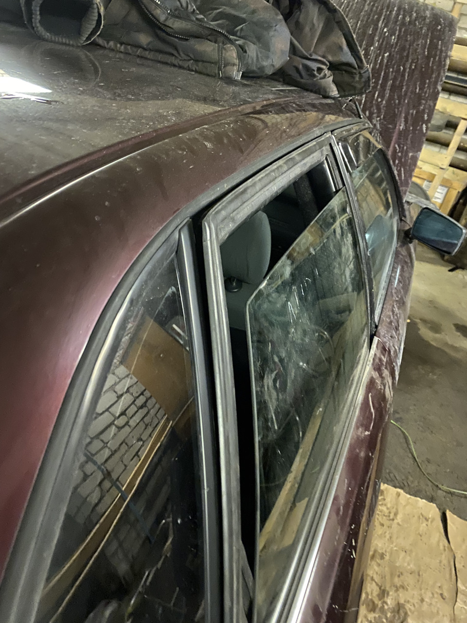 Замена задней двери на ауди 80 — Audi 80 (B3), 2 л, 1990 года ...