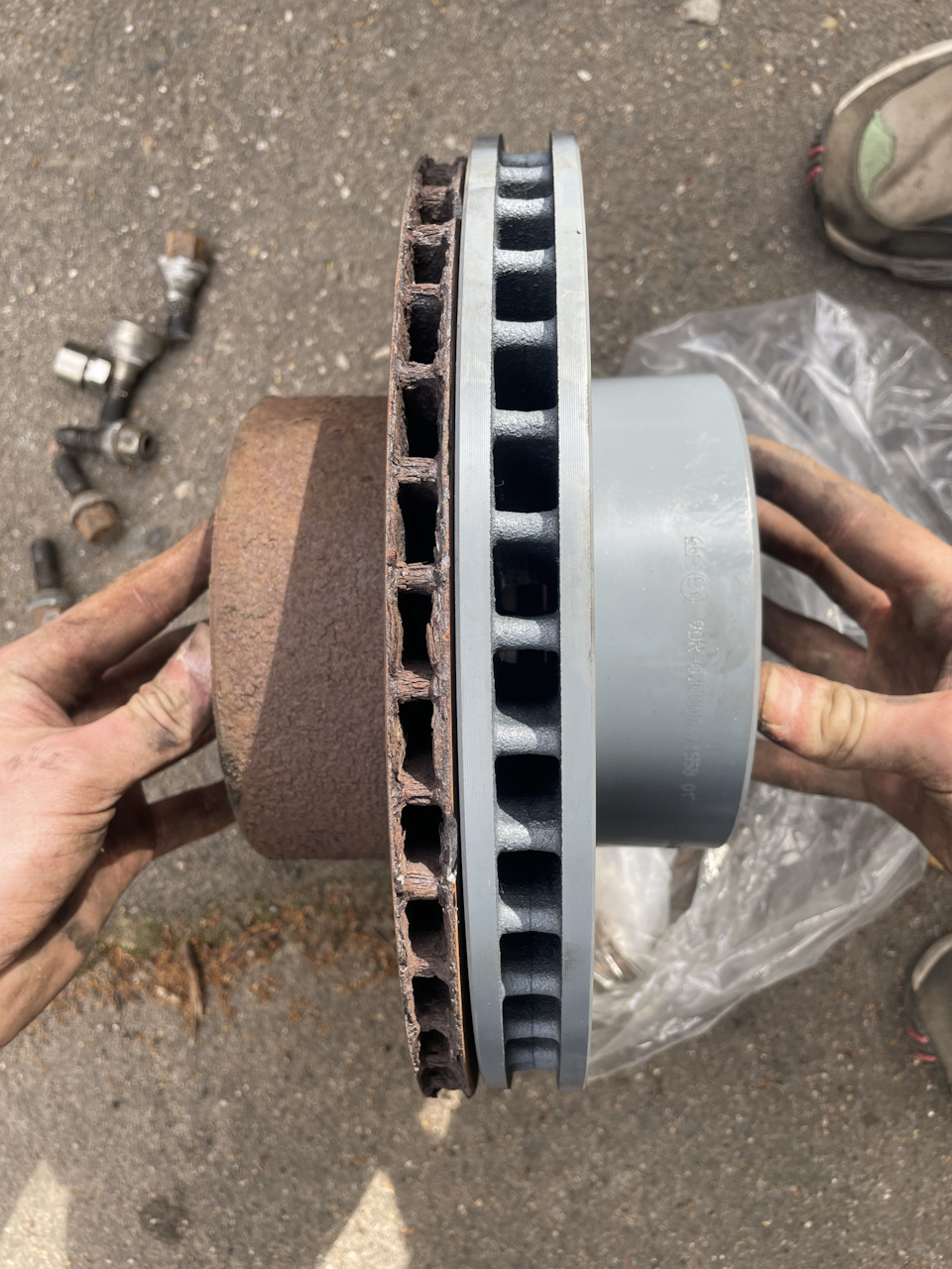 Тормоза — BMW 7 series (E32), 3 л, 1987 года | своими руками | DRIVE2