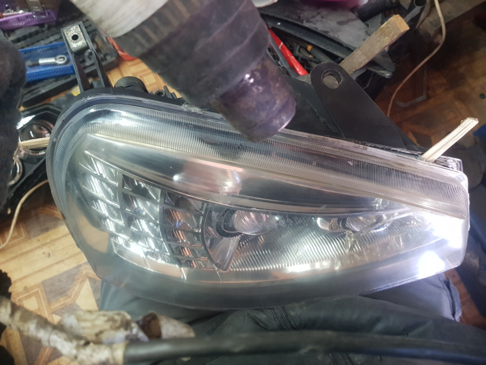 Фары ProSport ч2 Разбор фары — Lada Калина хэтчбек, 1,6 л, 2007 года ...