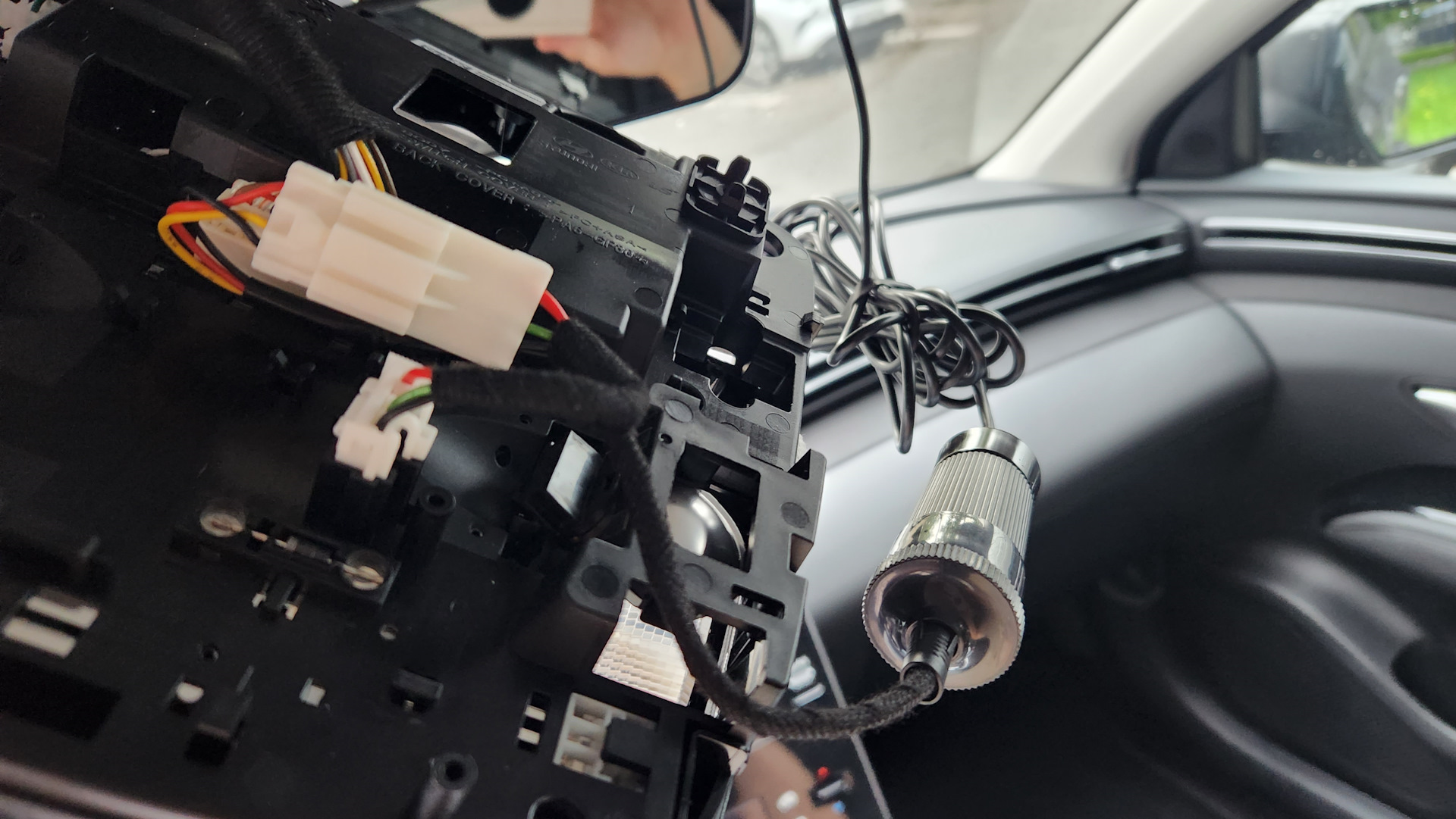 Подключение видеорегистратора к плафону. — Hyundai Tucson (4G), 2,5 л ...