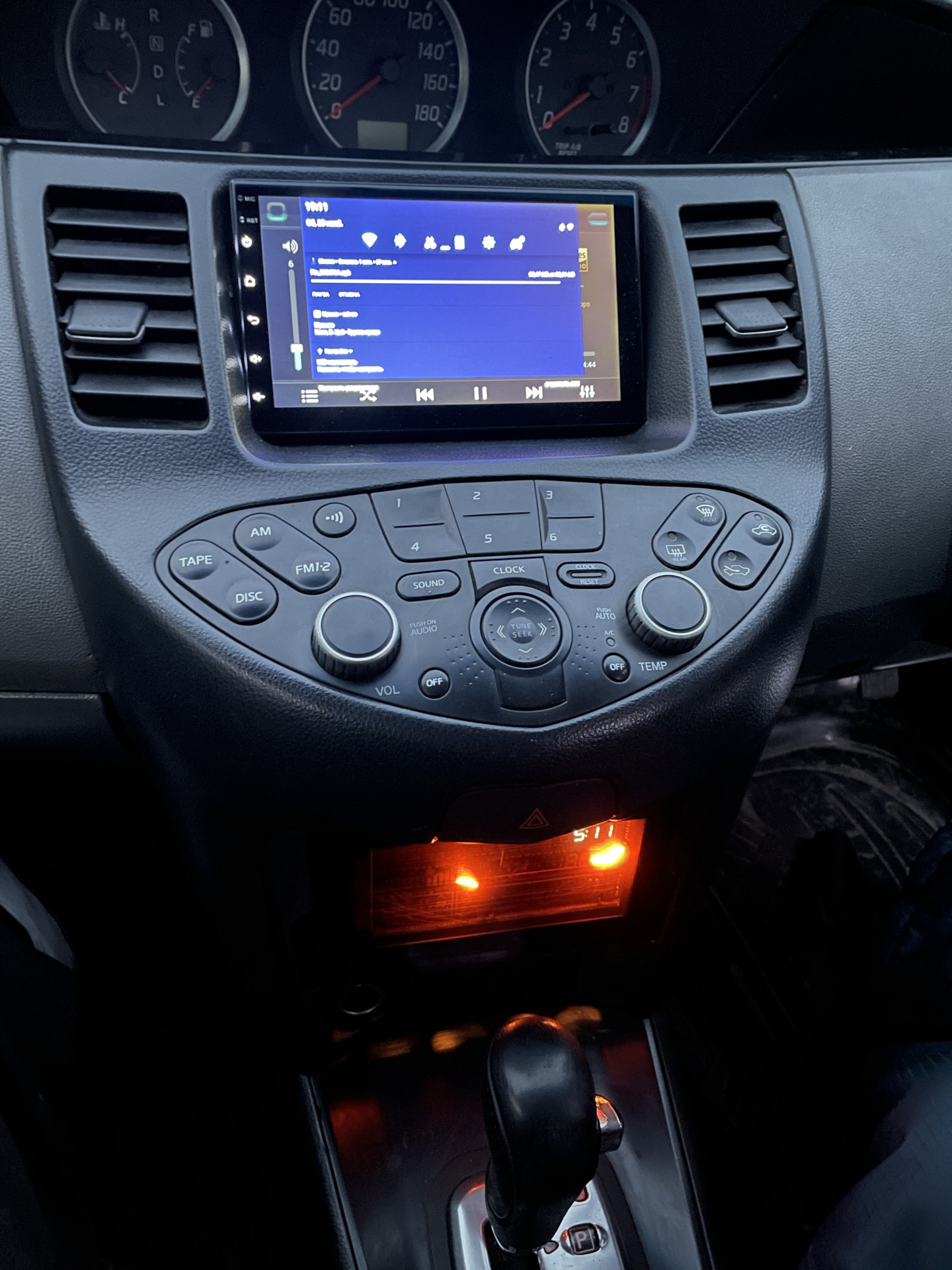 Автозвук магнитола 2 DIN — Nissan Primera (P12), 2 л, 2001 года ...