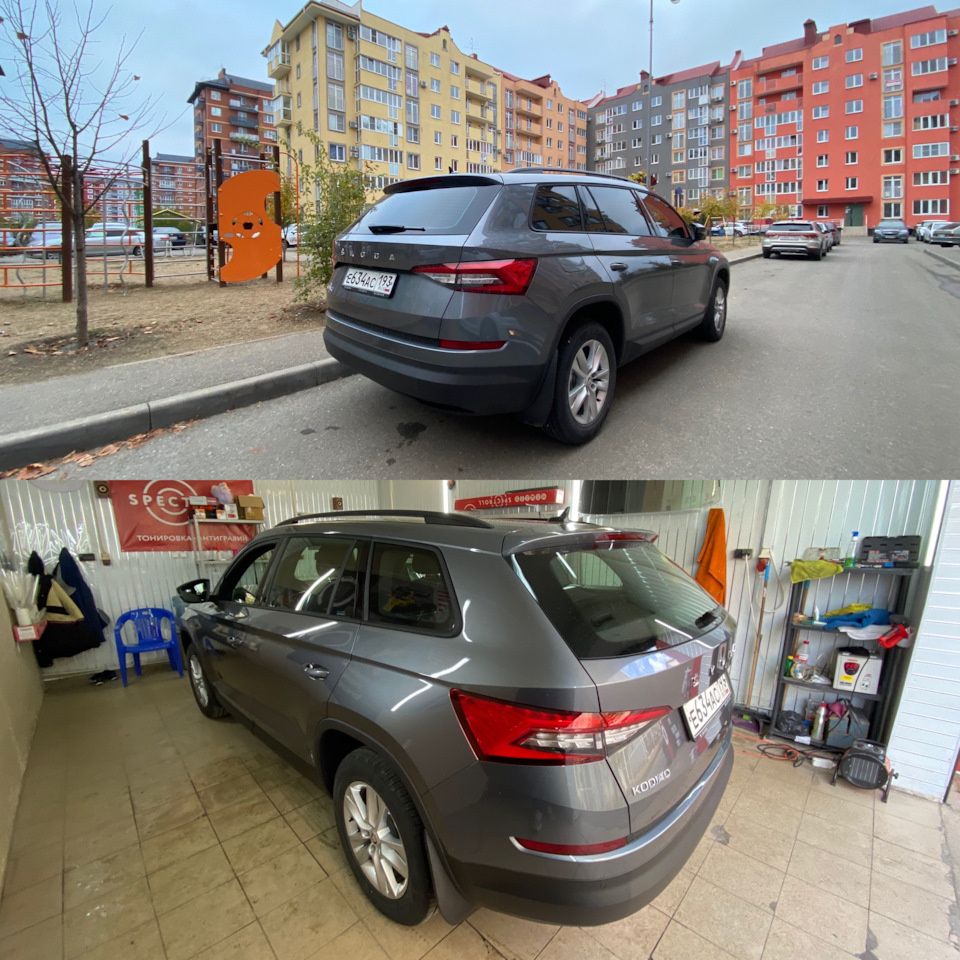 Тонировка 5/50 — Skoda Kodiaq, 1,4 л, 2020 года | стайлинг | DRIVE2