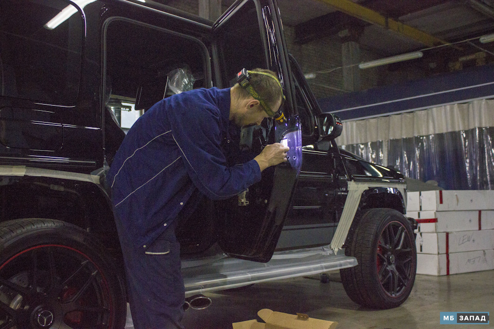 Доводчики дверей нового G63 AMG — MB-zapad на DRIVE2