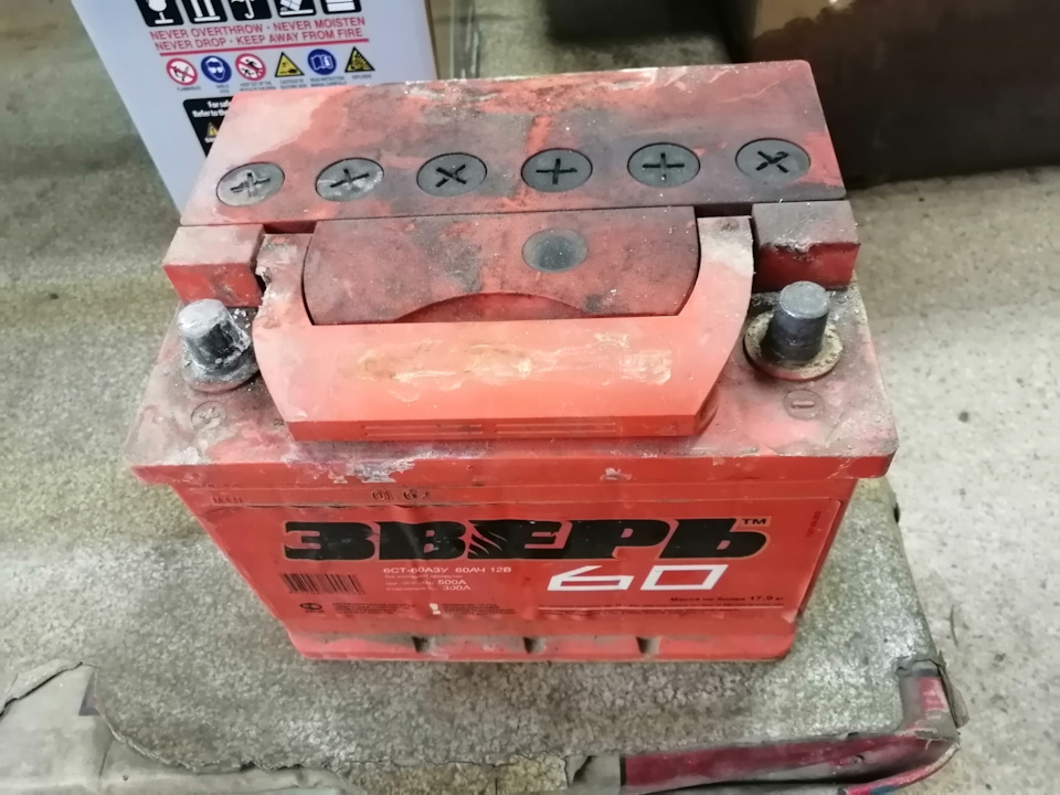 Новый аккумулятор — Mitsubishi Pajero (2G), 3,5 л, 1999 года ...