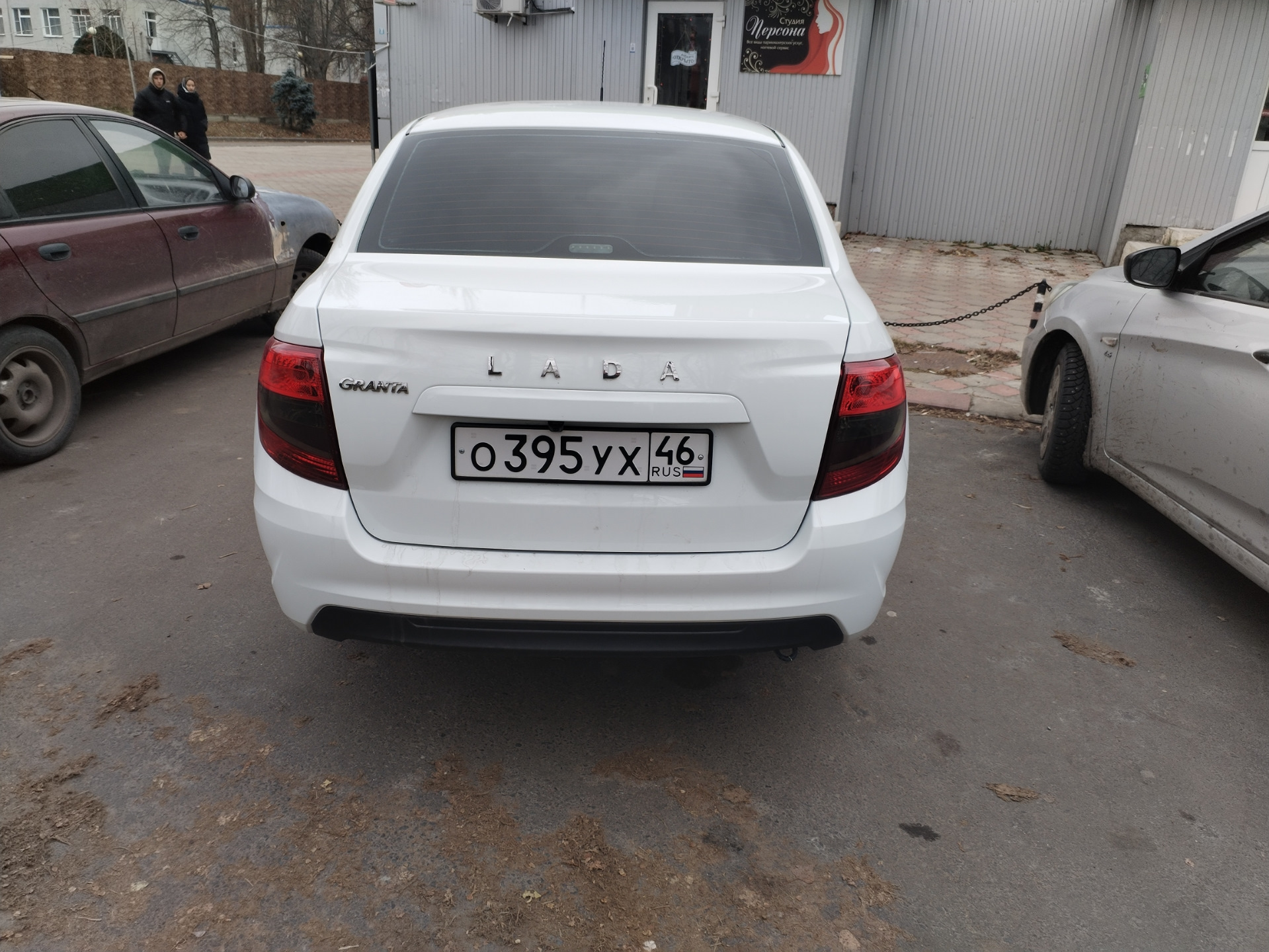 Антигравийная защита плёнкой — Lada Гранта (2G) FL, 1,6 л, 2023 года ...