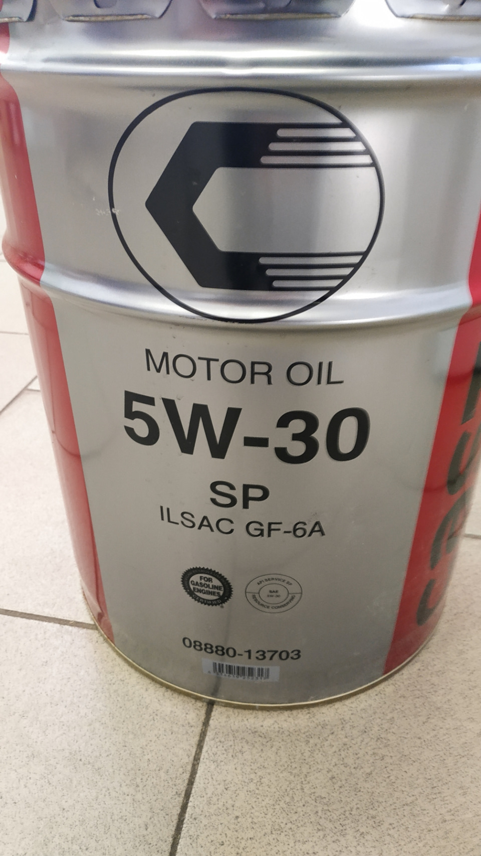 Масло Castle 5w30 SP в мороз -27, -36 градусов. — Toyota Allion (T260 ...