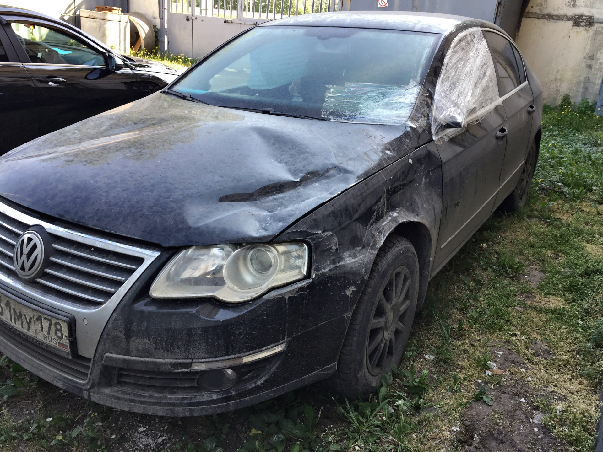 Мойка после дтп — Volkswagen Passat B6, 2 л, 2007 года | мойка | DRIVE2