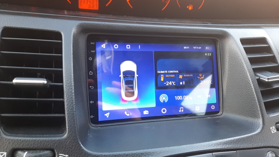 Установил Андройд магнитолу Тиайс сс2+ — Nissan Primera (P12), 1,8 л ...