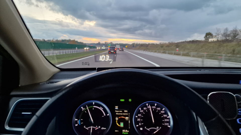 Head Up Display Toyota Highlander