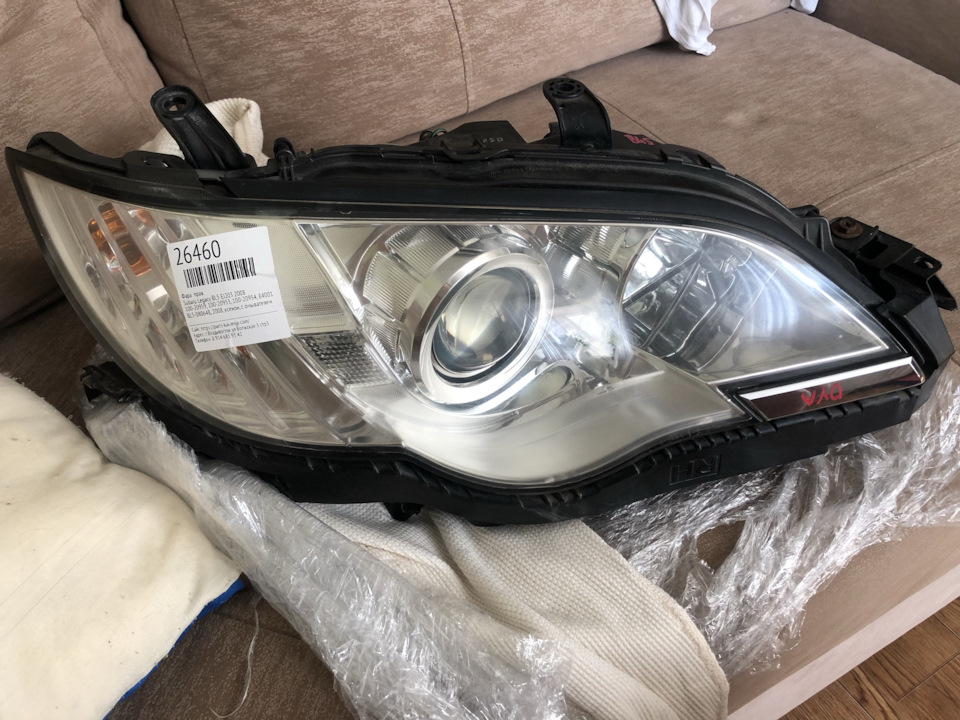 Фары и Внутрянка японских фар. — Subaru Outback (BP), 2,5 л., 2007 года ...