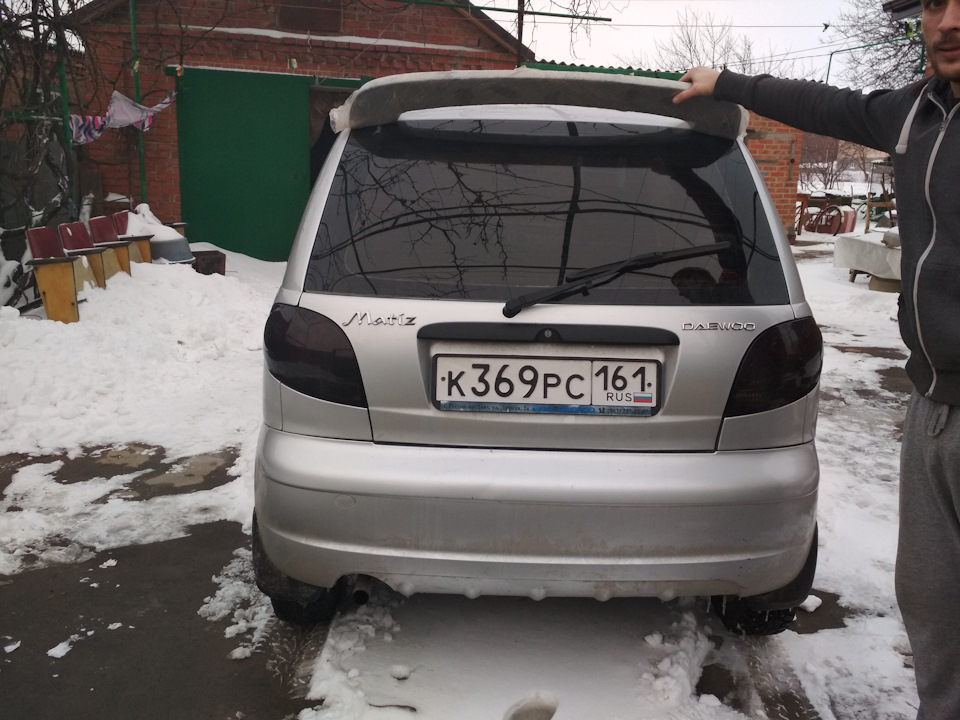 Пост продажи: Спойлер на матиз и подобные машины — Daewoo Matiz (M100 ...