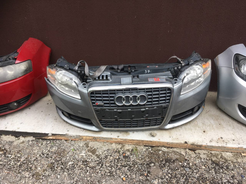 Передний s-line бампер Ауди а4б7 на Audi A4 (B7), Audi A4 Avant (B7). Б ...