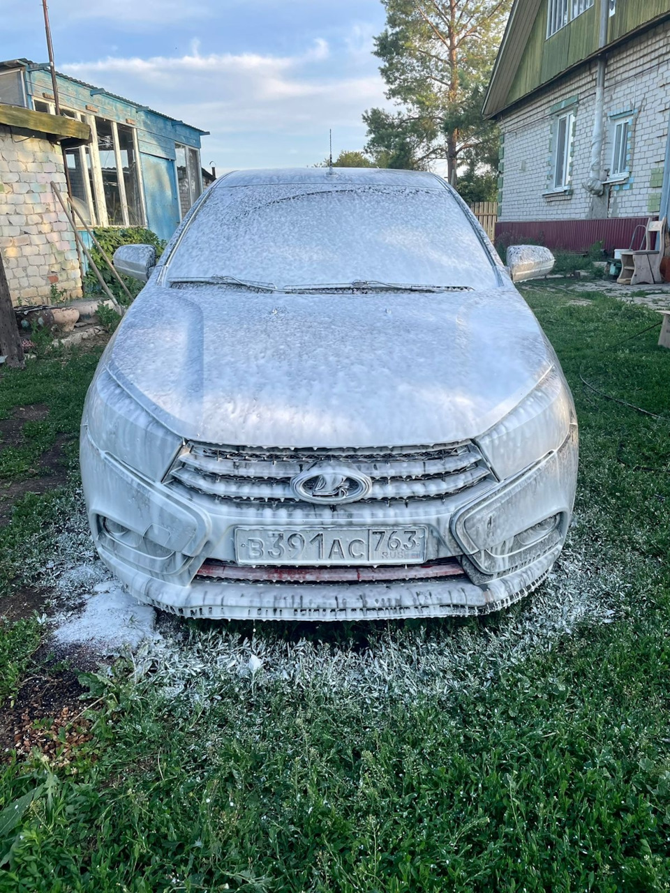 1️⃣4️⃣0️⃣ Чтоб было чистенько✨🔥 — Lada Vesta, 1,6 л, 2016 года | мойка |  DRIVE2