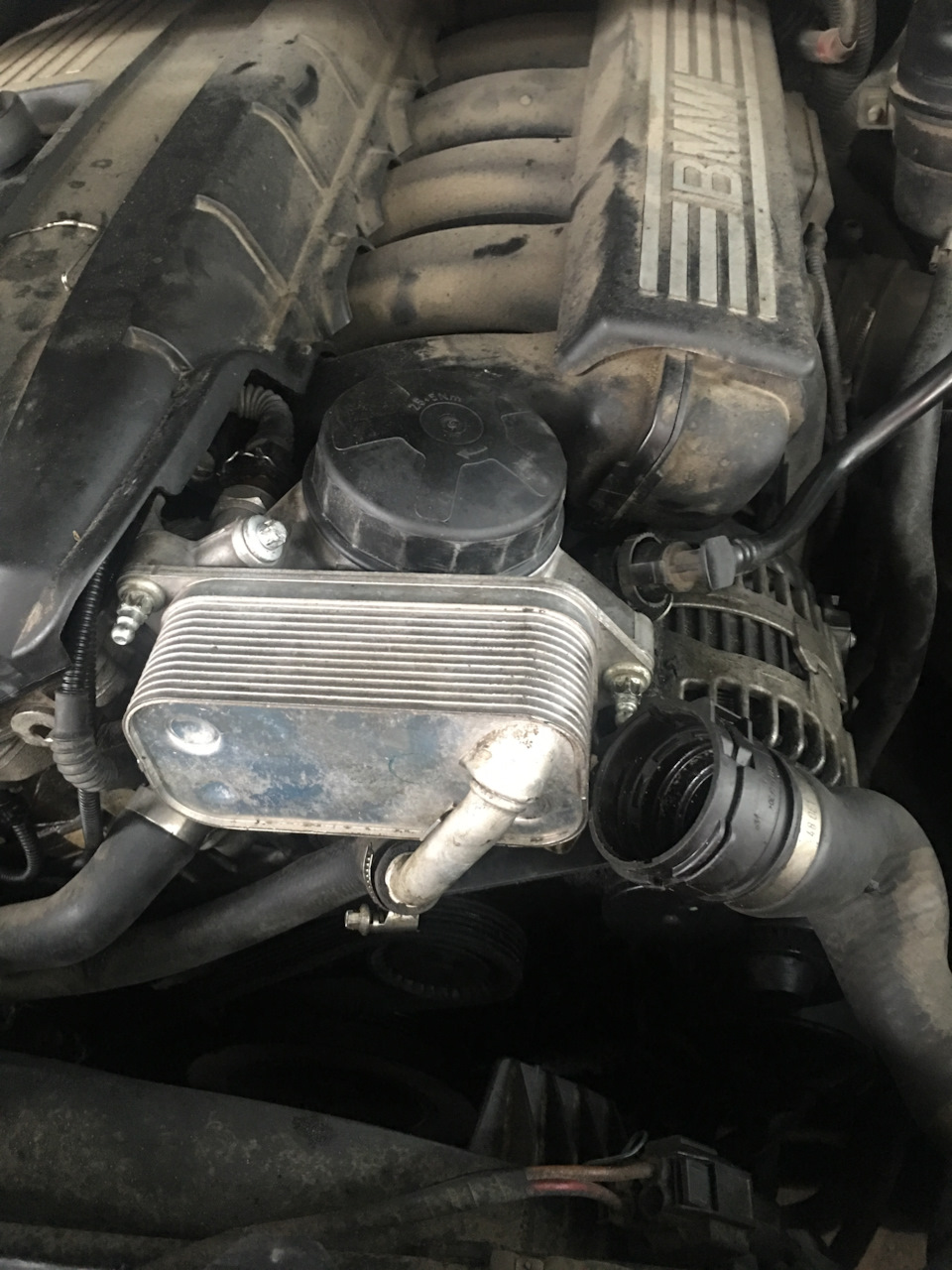 Замена прокладки теплообменника — BMW 3 series Coupe (E92), 2,5 л, 2007 ...