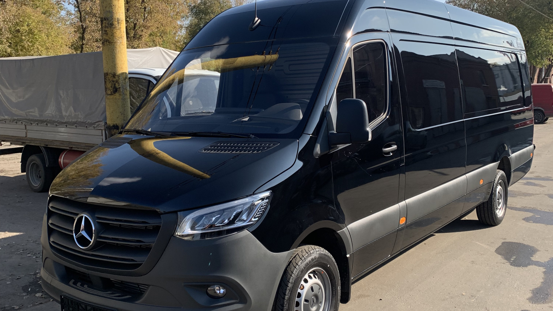 Mercedes-Benz Sprinter (3G) 3.0 дизельный 2021 | Чёрный V6 на DRIVE2