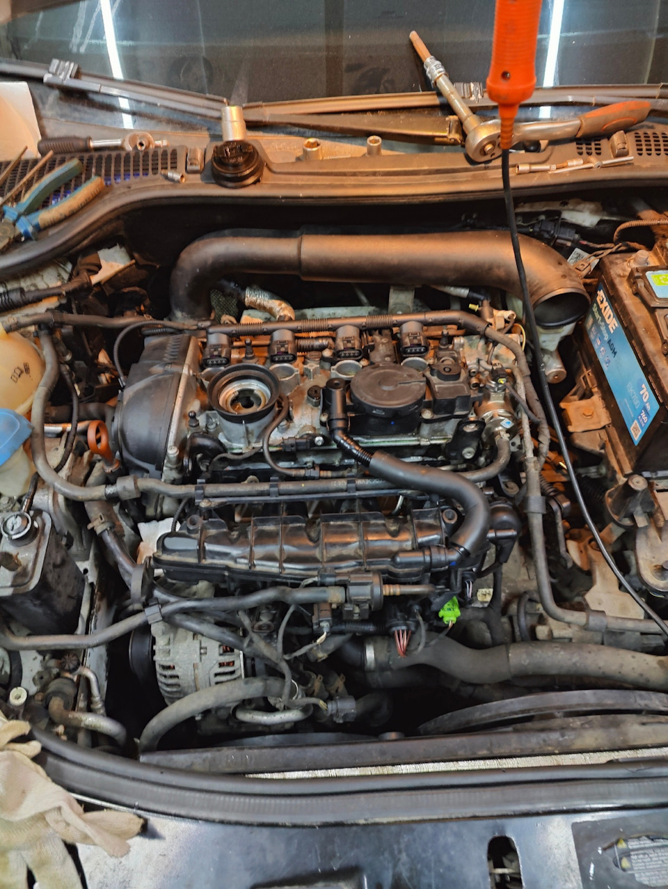 замена форс — Skoda Octavia A5 Mk2, 1,8 л, 2013 года | своими руками ...