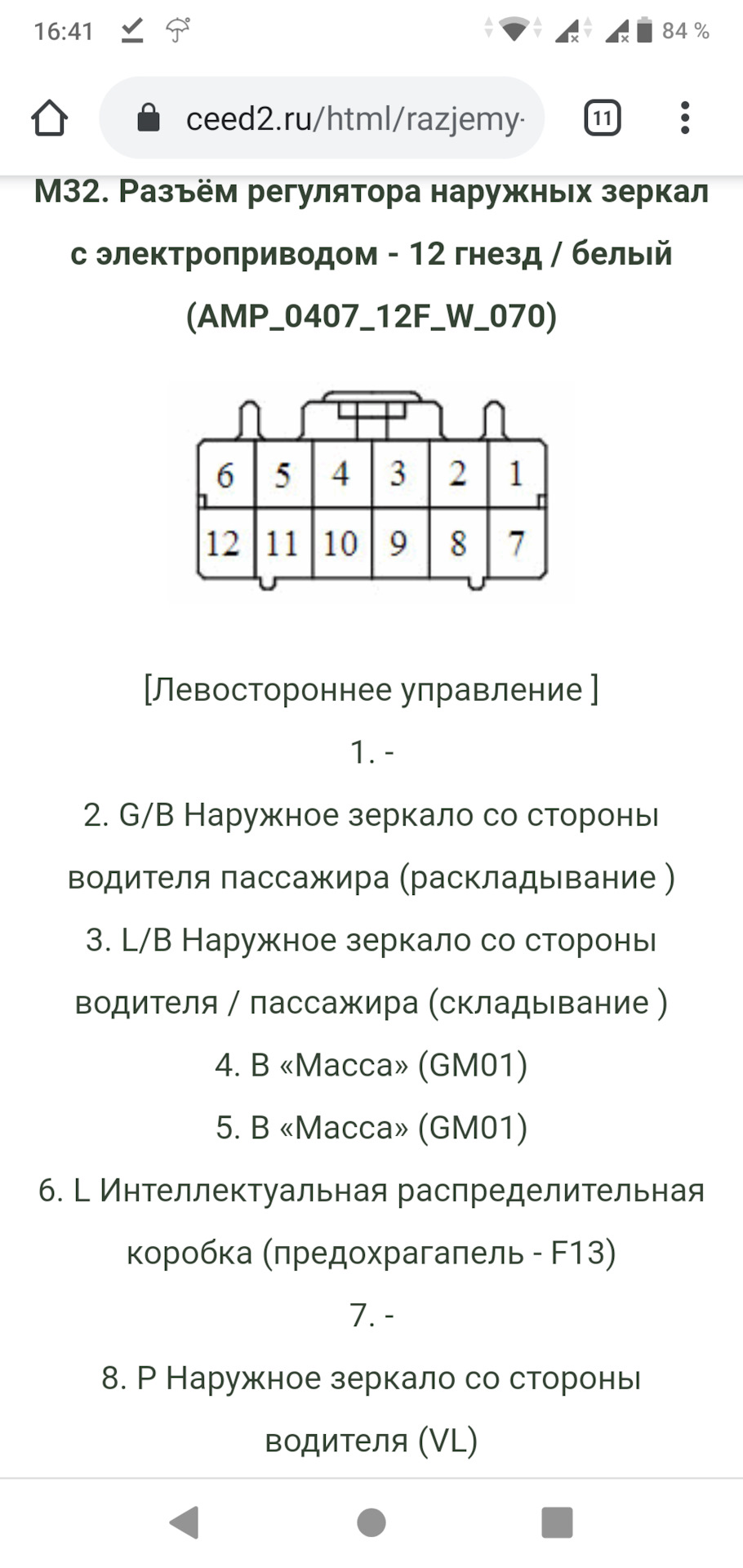 Подключение доп.каналов нештатной сигнализации для складывания зеркал и  подьема стекол — KIA Ceed SW (2G), 1,6 л, 2015 года | электроника | DRIVE2