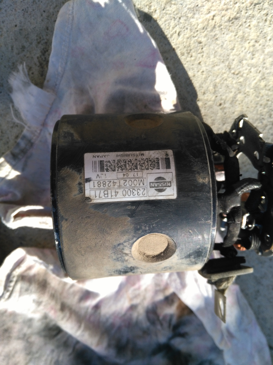 Плохо крутит стартер — Nissan March (K11), 1 л, 2001 года | наблюдение ...