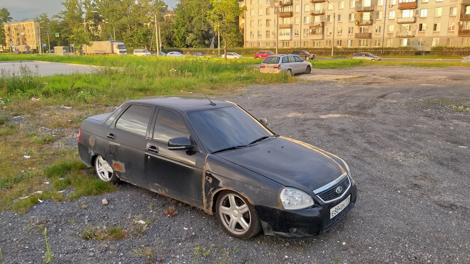 Смещение задних стаканов и пропил балки — Lada Приора седан, 1,6 л ...