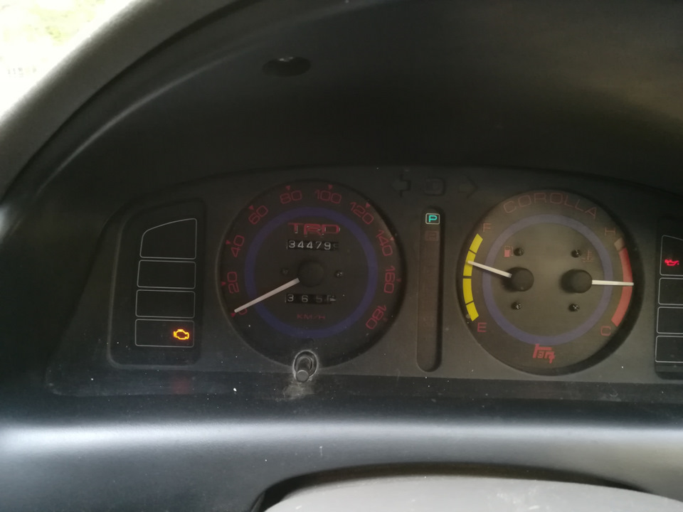 Погасла подсветка спидометра — Toyota Corolla (110), 1,3 л, 1999 года ...