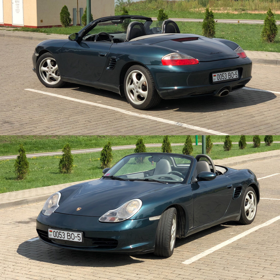 Покраска бамперов, полировка, Евро номер — Porsche Boxster (986), 2,7 л,  2003 года | кузовной ремонт | DRIVE2