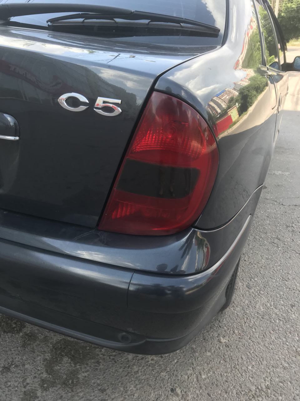 Тонировка задних фонарей — Citroen C5 (1G), 2 л, 2002 года | своими ...
