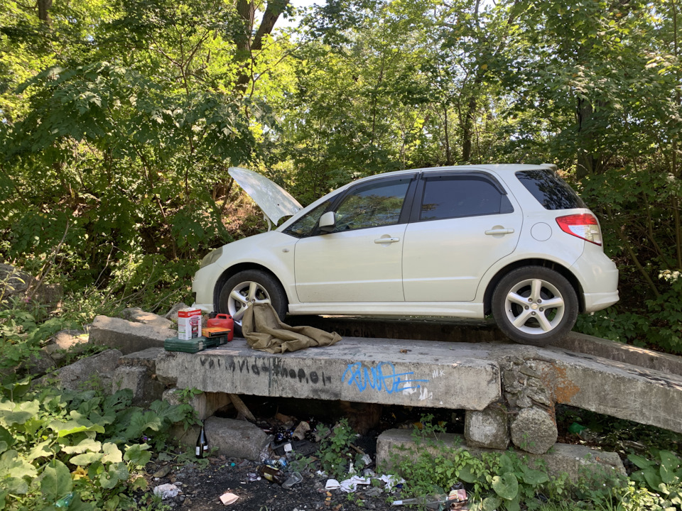 Замена Масла в Автомате — Suzuki SX4 (1G), 1,5 л, 2006 года | плановое ...