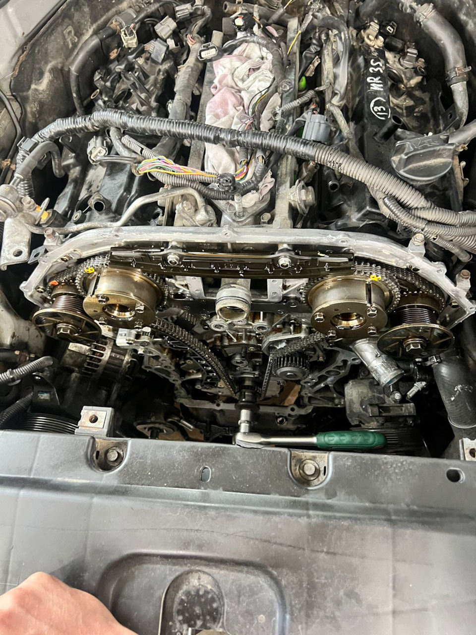 Замена цепей и пистолетов — Infiniti G35 Sedan (V36), 3,5 л, 2007 года ...