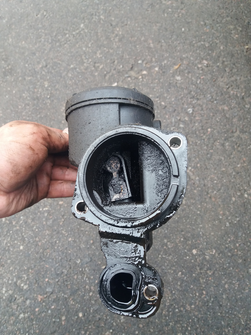 Маслоотделитель и маслоприёмник - Skoda Octavia A4 Mk1, 1,4 л, 2007 года своими 