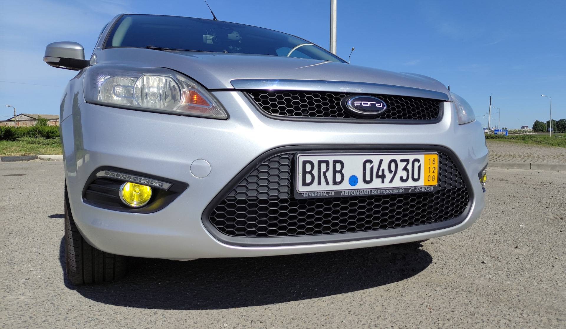 Решётки соты — Ford Focus II Sedan, 1,8 л, 2008 года | стайлинг | DRIVE2