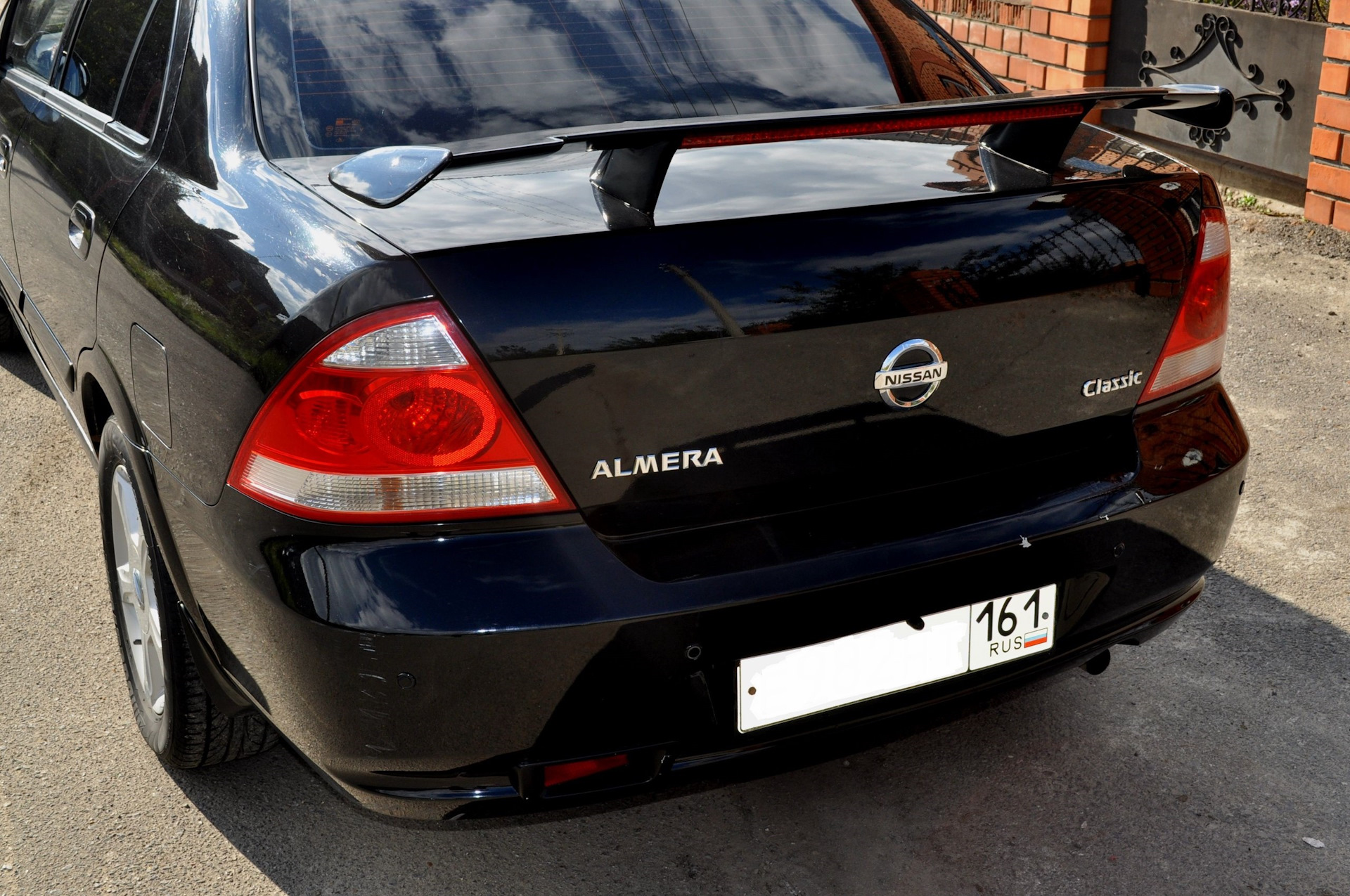 Nissan Almera Classic, 2007 спойлер