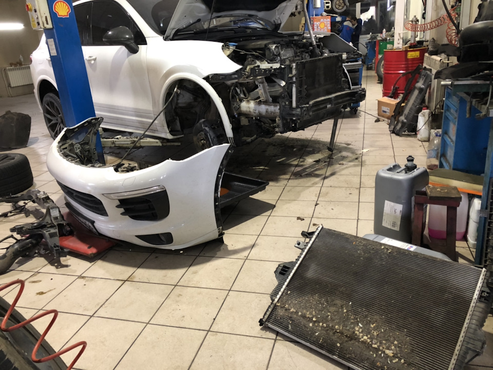 Чистка радиаторов - Porsche Panamera (2G) 971, 4 л, 2019 года поломка DRIVE2