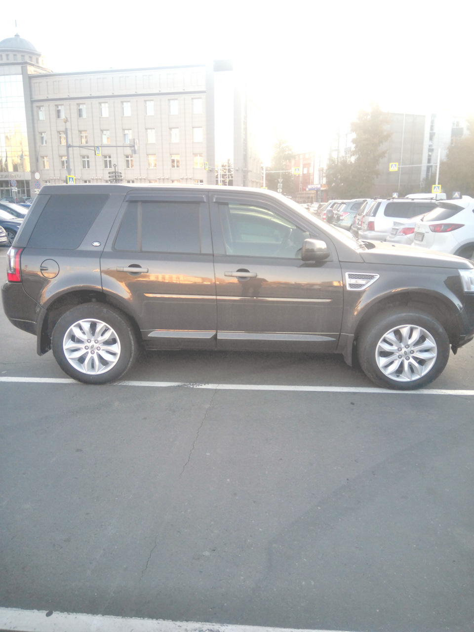 после установки проставок — Land Rover Freelander 2 (L359)