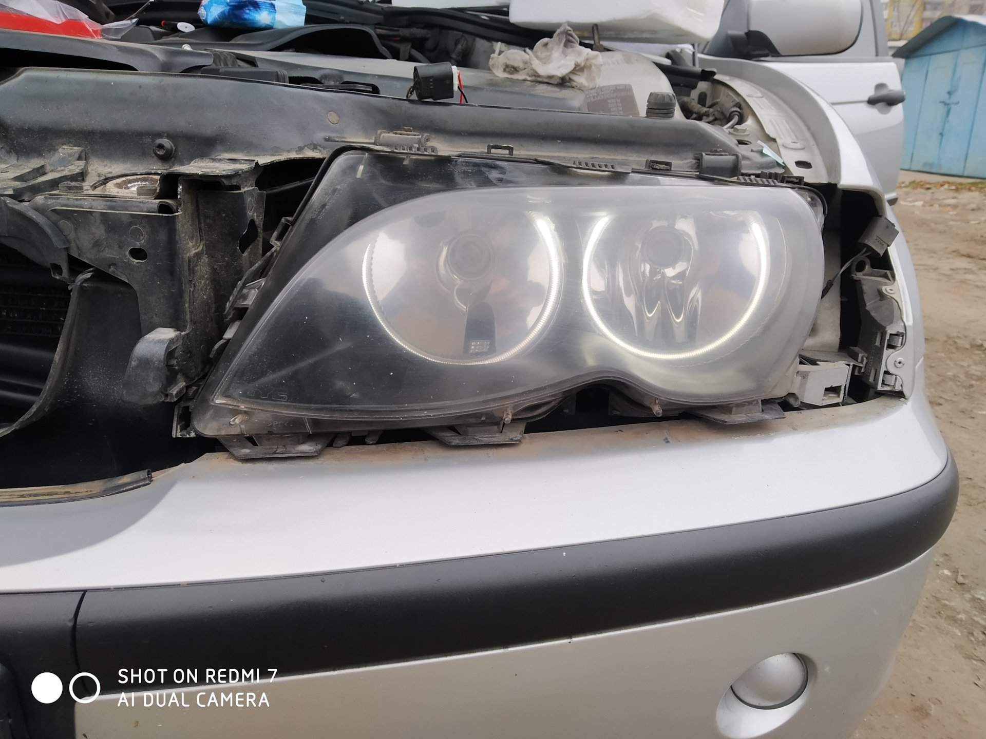 Ангельские глазки — BMW 3 series Touring (E46), 1,8 л, 2005 года ...