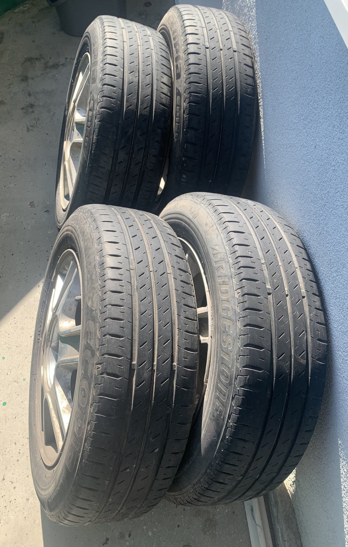 Новая летняя резина Bridgestone Ecopia EP 150. — Renault Logan (1G), 1 ...