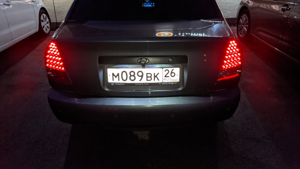 Замена подсветки в номере. — Hyundai Accent (2G), 1,5 л, 2008 года ...