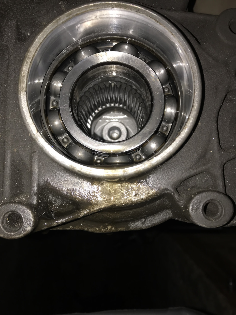 Замена масла и сальника переднего кардана раздатки — BMW X3 (E83), 3 л ...