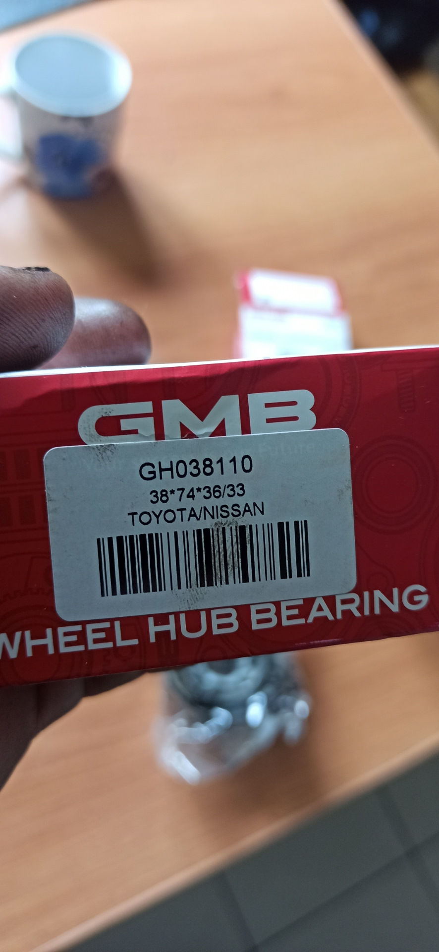 GH038110 Подшипник передней ступицы GMB | Запчасти на DRIVE2