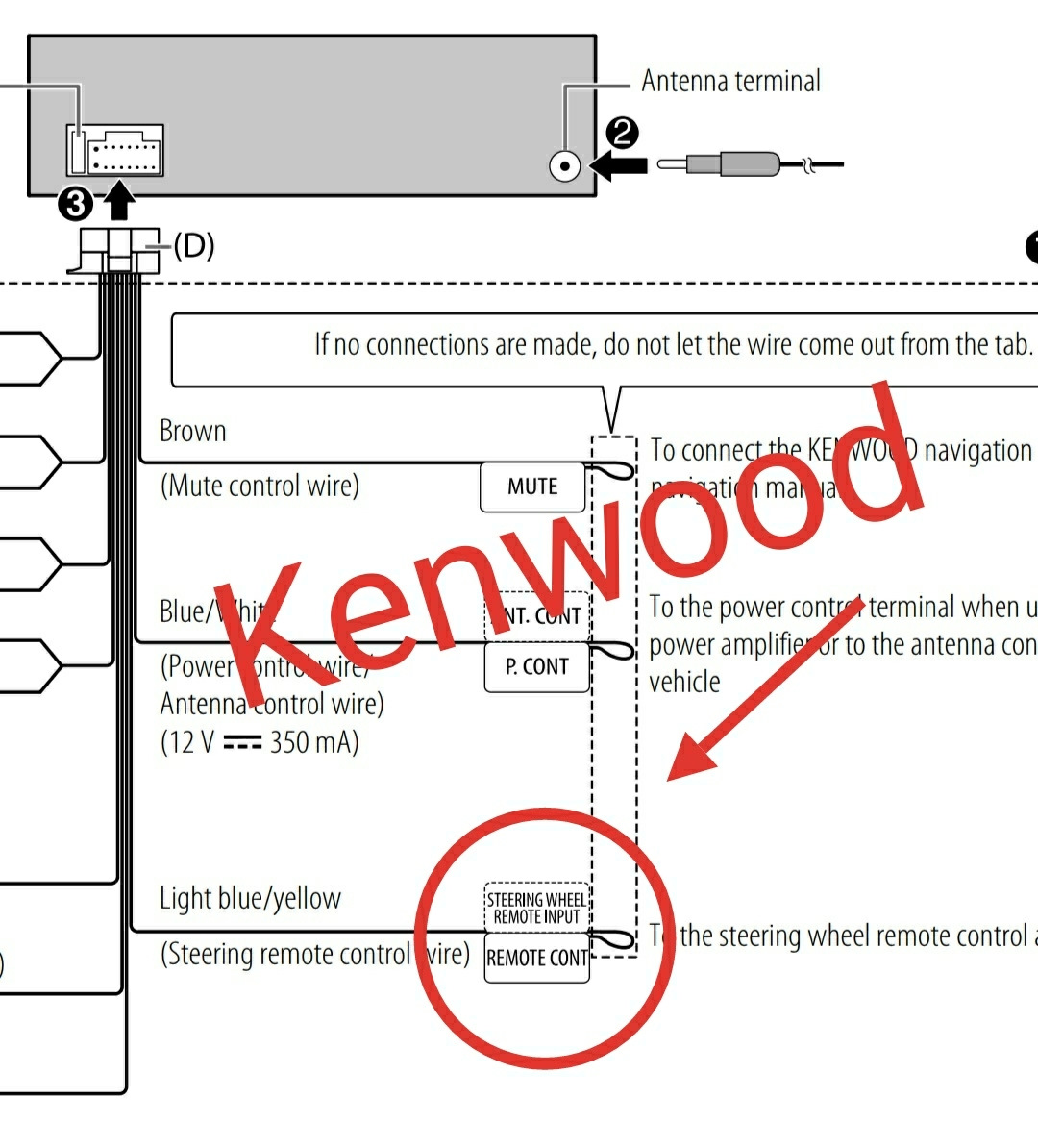 Kenwood подключение кнопок руля