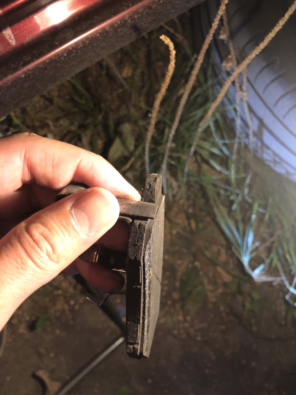 Задние колодки — Honda Accord (8G), 2,4 л, 2012 года | запчасти | DRIVE2