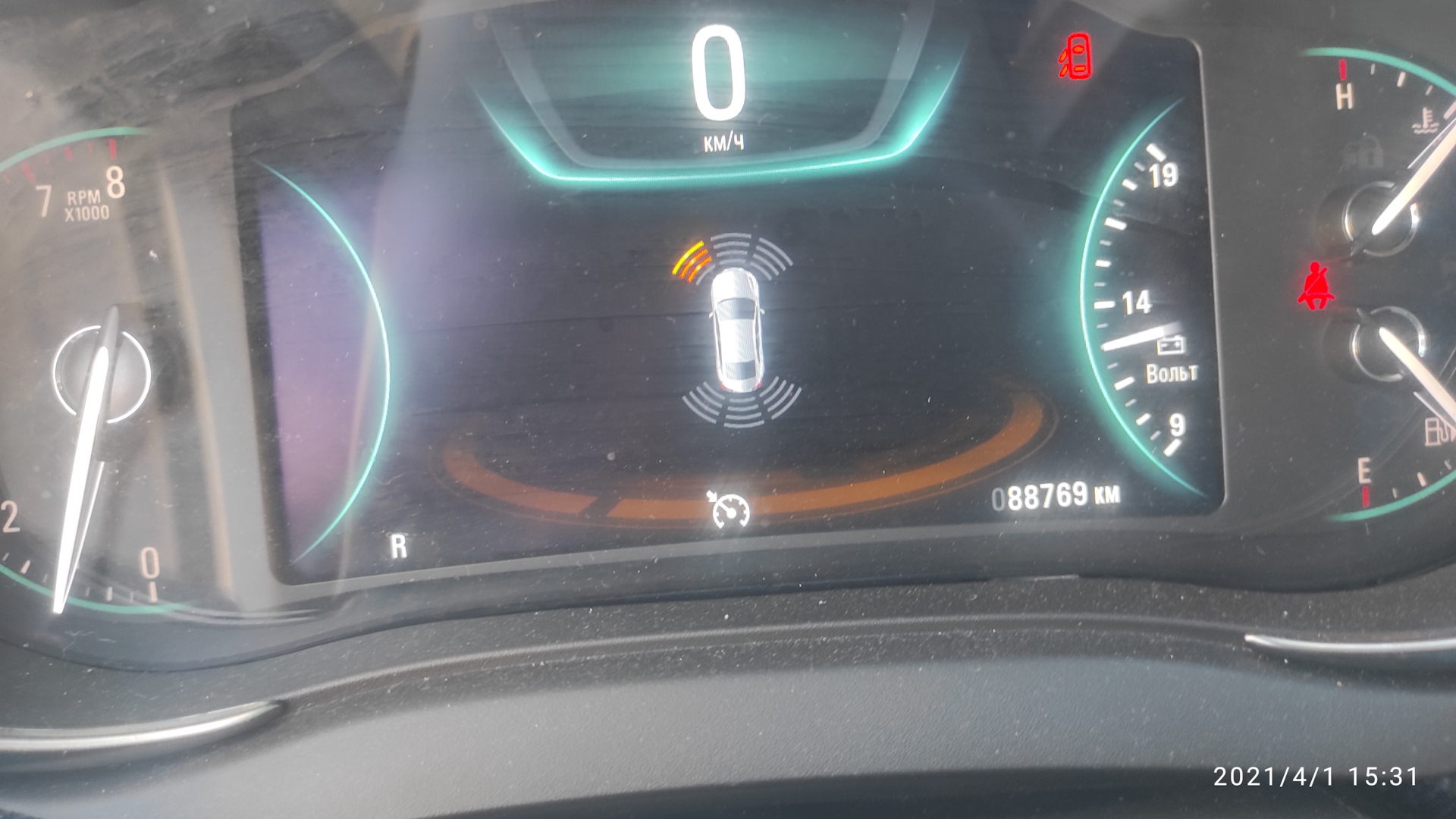 Парктроник UD5 на круз — Chevrolet Cruze Hatchback, 1,8 л, 2012 года ...