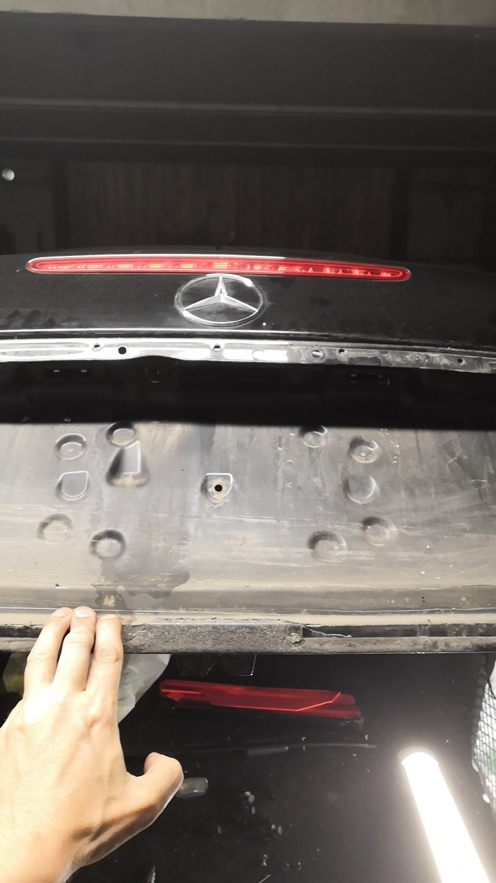 Ремонт личинки замка багажника и чистка вотодостока в бленде ...