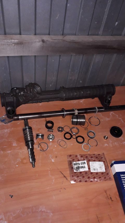 AG0002 Ремкомплект рулевой рейки VW T4 ZF (все сальники и резинки ...