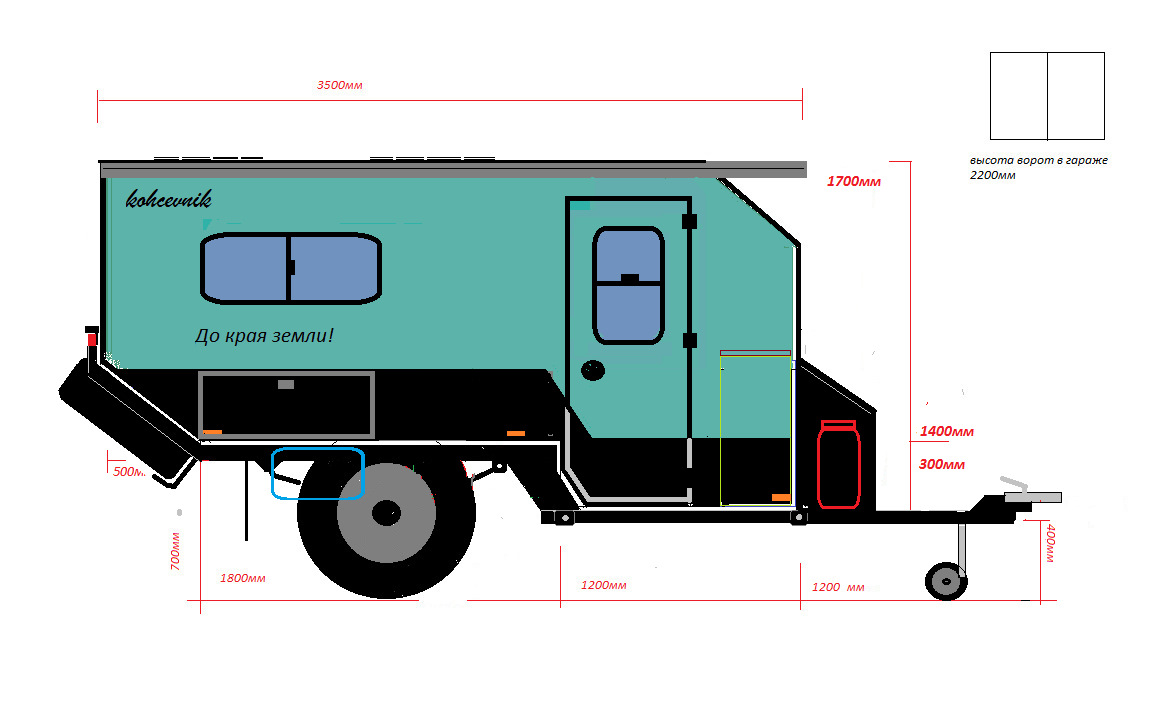 Чертежи прицепа дома на колесах